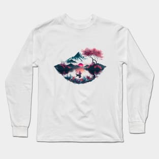 Japan Sunset Long Sleeve T-Shirt